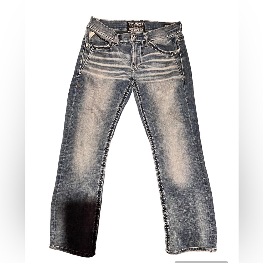 blue vintage jeans